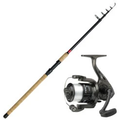 Angelset Komplett - DAM Forellensee Angeln Marken Combo Rute & Rolle & Schnur