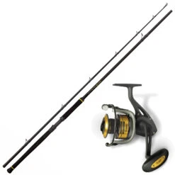 Black Cat Wels Combo Angelset - Black Cat Rute 3,00m WG 600g + Black Cat Rolle