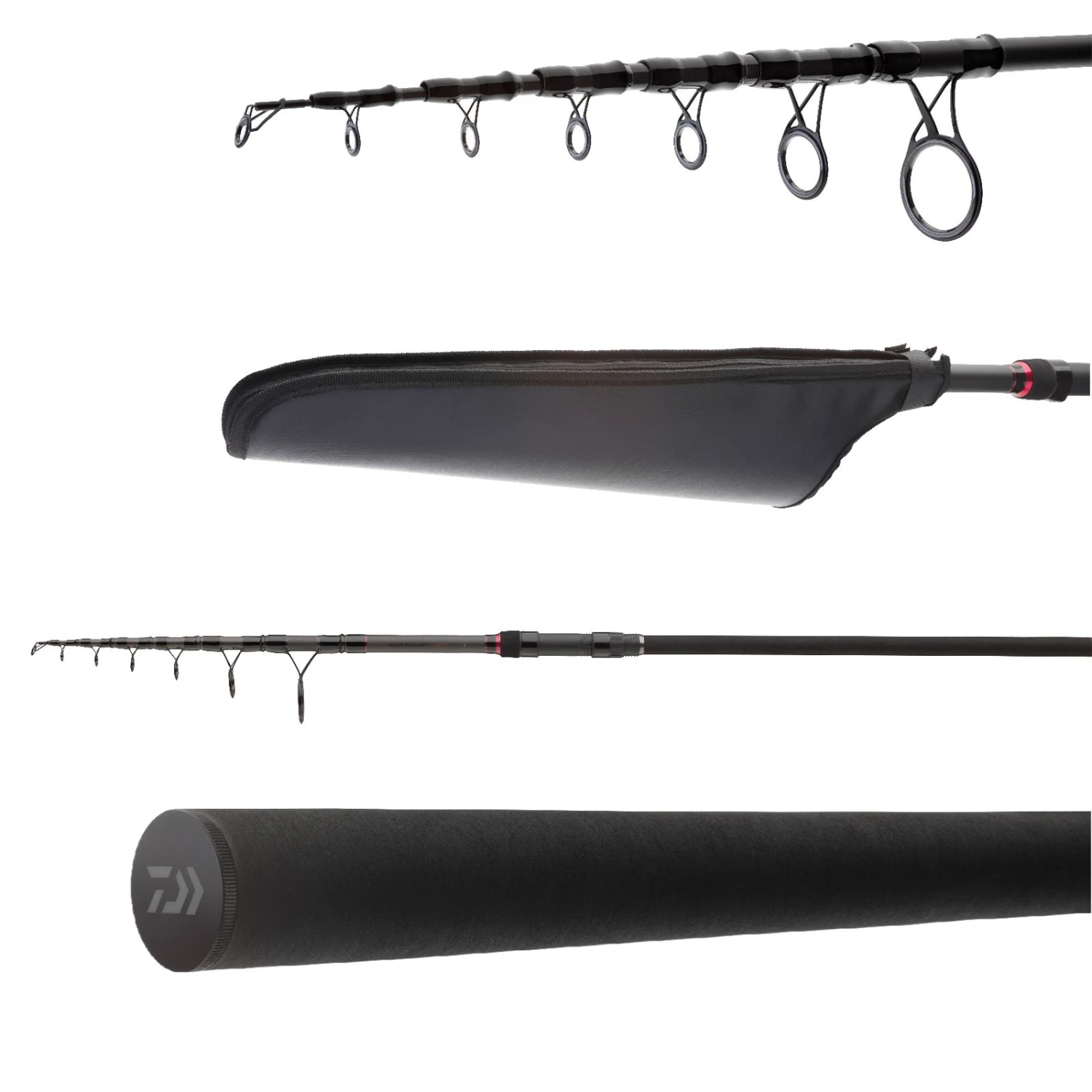 Daiwa Black Widow XT Tele Carp Karpfenrute – Bild 2