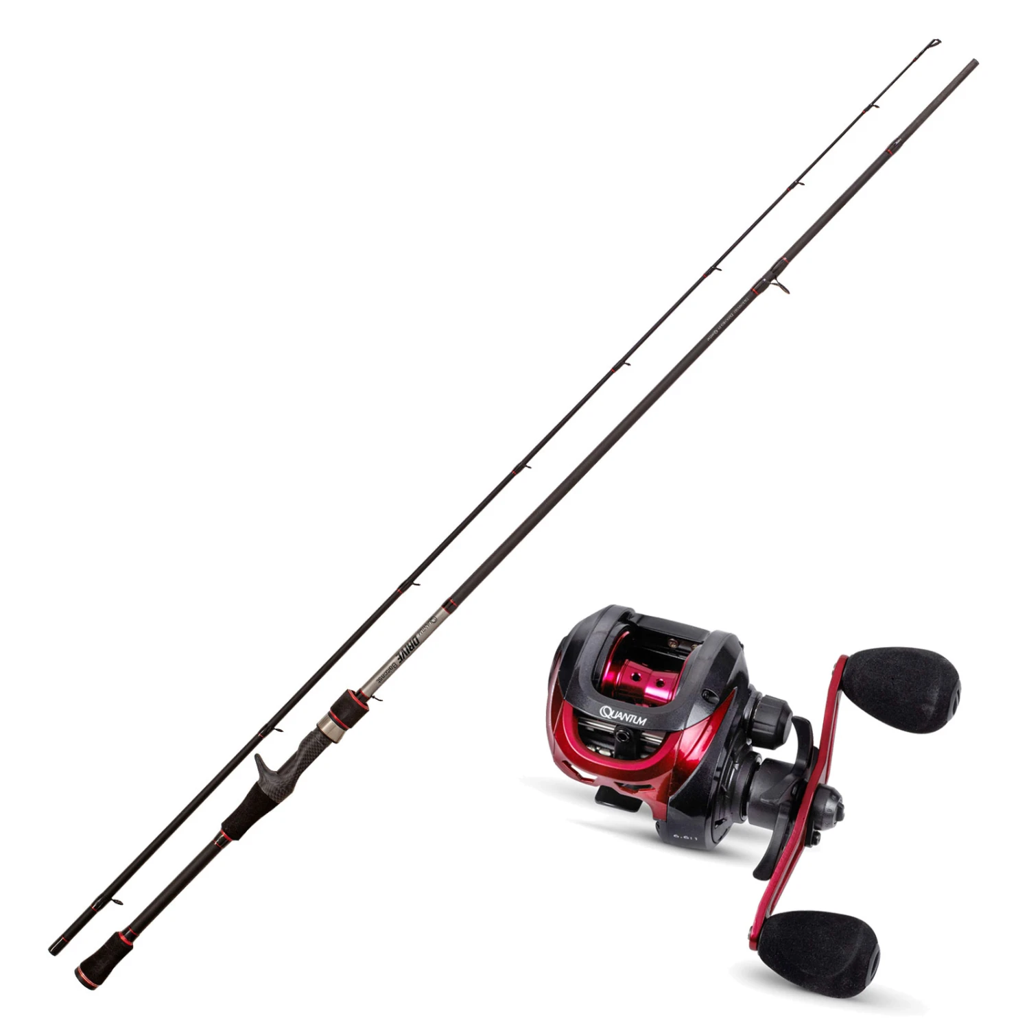 Quantum Baitcaster Combo Angelset No.1 - Quantum Baitcasterolle + Quantum Rute