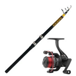 WFT Spro Wels Komplett Combo Angelset - WFT Rute 2,70 + Spro Rolle + Angelschnur