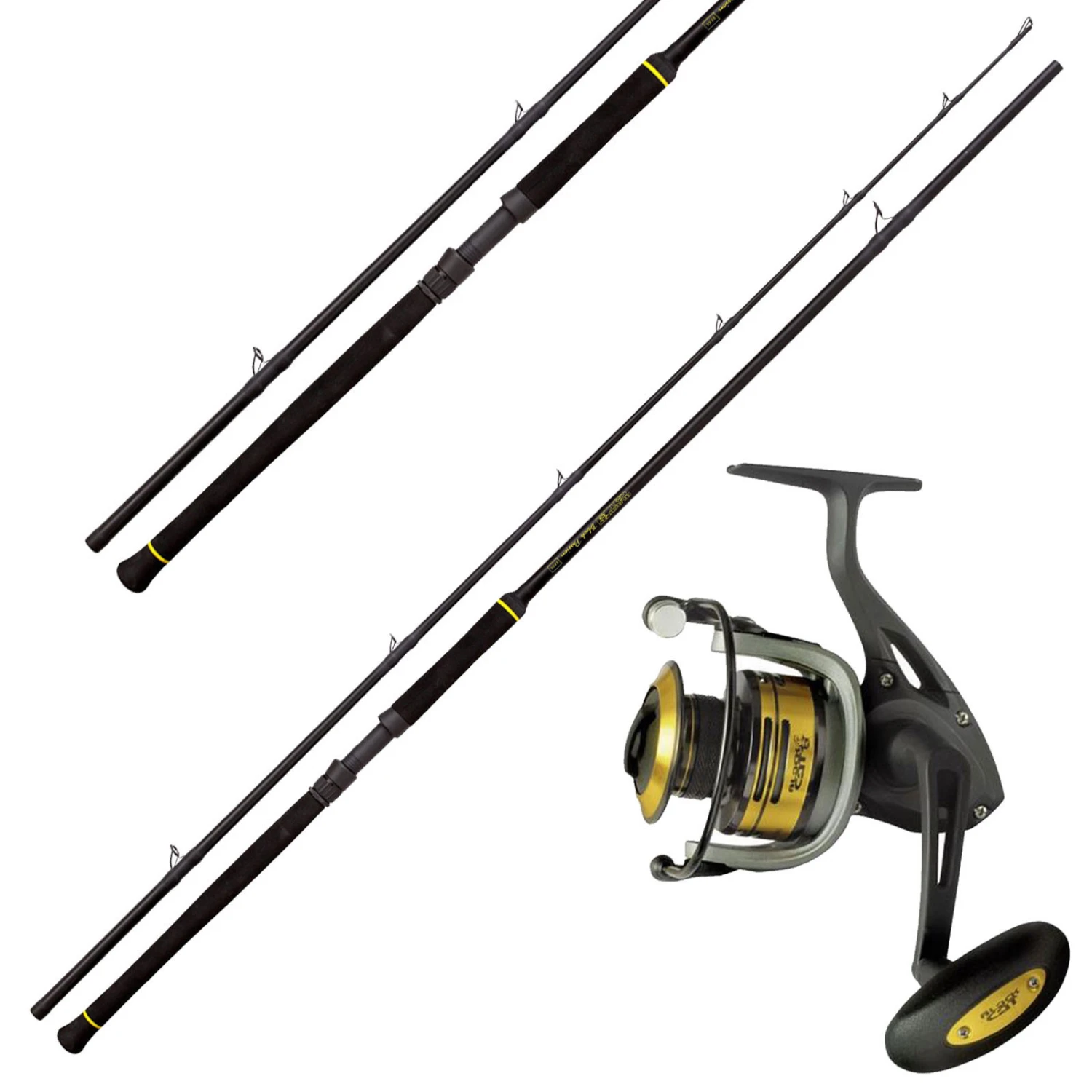 Black Cat Rolle Passion Pro & Black Cat Rute 2,70m 600g Allrounder Wels Waller Angelset