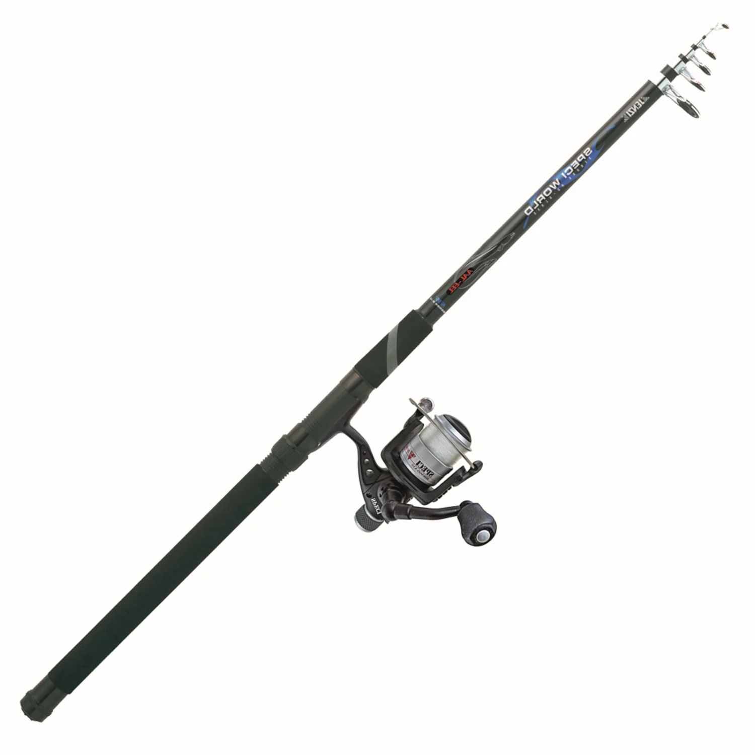 Jenzi Aal Tele Angelcombo 3,00m 40-80g Rute Rolle Schnur Komplett Angelset