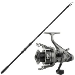 Karpfen Angelset Spro Karpfenrute 3,0m Bis150g Mit Spro Freilaufrolle Combo